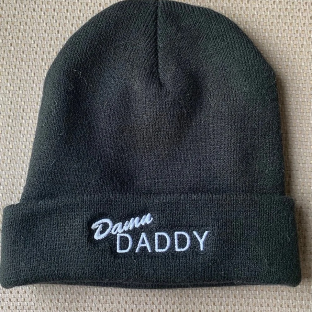 Damn Daddy Embroidered Beanie